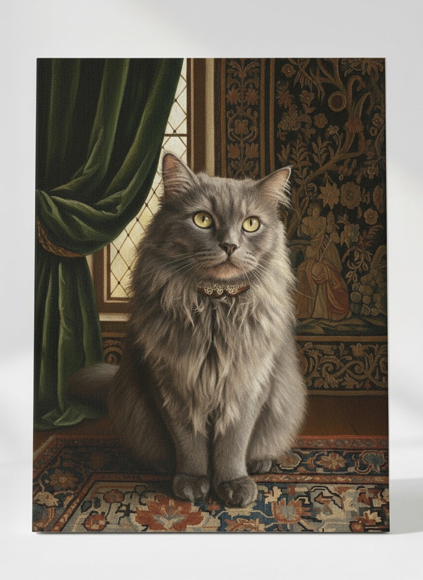 Portret ze zdjęcia w stylu Renaissance Classic - na płótnie